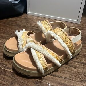 Coconuts by Matisse Fringe Platform Sandals